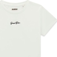 Тениска Guess за момиче с бродирано лого