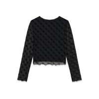  Елегантна блуза Guess за момиче с лого  