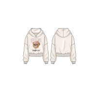 Суичър с качулка  Guess за момиче 