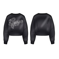 Блуза Guess за момиче с блестящо лого