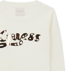 Блуза Guess за момиче със златисто лого