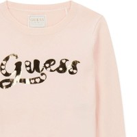 Блуза Guess за момиче със златисто лого