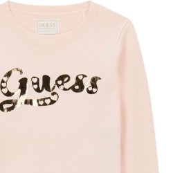 Блуза Guess за момиче със златисто лого