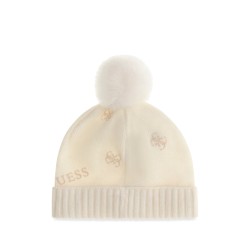 Шапка Guess за момиче с помпон 