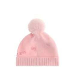 Шапка Guess за момиче с помпон 