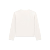 Памучна блуза Guess за момиче с камъчета и лого