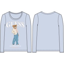 Блуза  Guess за момиче с принт мече regular fit