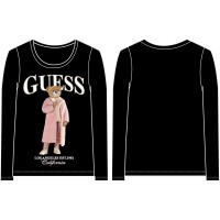 Блуза  Guess за момиче с принт мече regular fit