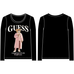 Блуза  Guess за момиче с принт мече regular fit