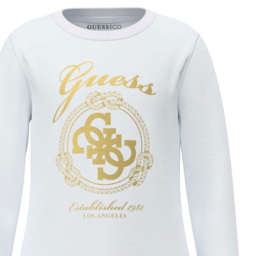 Блуза Guess за момиче  с надписи и лого