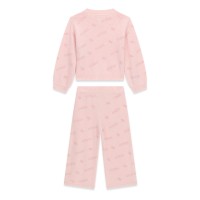 Плетен комплект Guess за момиче от две части с бродерия лого