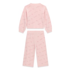 Плетен комплект Guess за момиче от две части с бродерия лого