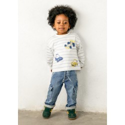 Панталон soft denim карго    