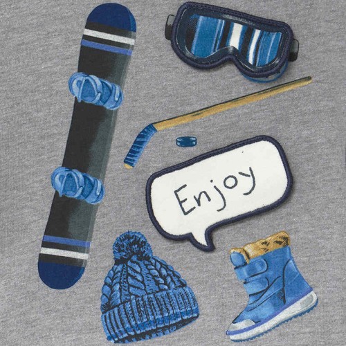 Блуза play with ski за бебе момче