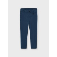 Дълъг прав панталон skinny от пике за момче