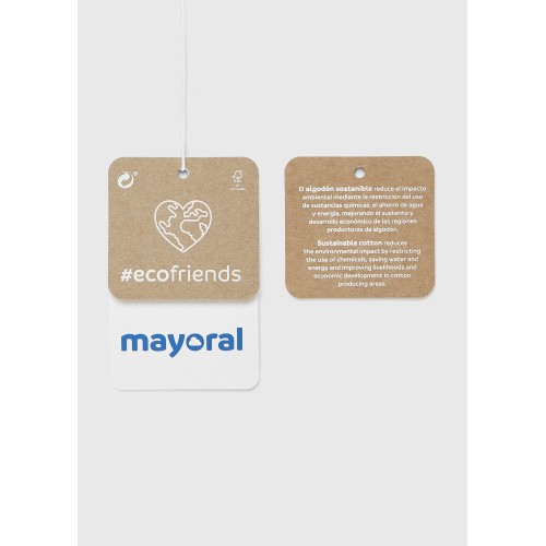 Трикотажна жилетка ECOFRIENDS с дълъг ръкав за бебе момиче